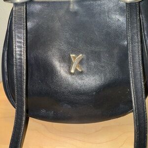 Paloma Picasso Black Crossbody Bag.